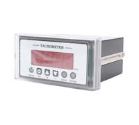 Hamwesh Tachymètre Numérique, Compteur de Vitesse LED à 4 Chiffres, Capteur à Effet Hall NPN, Compteur Numérique avec Fonction Ultra Basse Vitesse 3 Tr/min pour Tours, Bandes Transporteuses, Machines