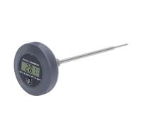 Hamwesh Thermomètre Alimentaire, Haute Précision ± 1 °C IP65, Thermomètre Numérique étanche, Acier Inoxydable 304 avec Sonde à écran Tactile pour la Cuisson des Boissons au Lait et au café