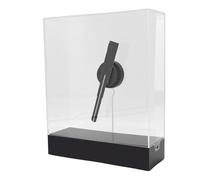Hamwesh Ventilateur Holographique 3D, Support de Bureau de 18 Cm, Ventilateur Holographique 3D avec Couvercle Transparent et Vitesse de 2300 TR/Min pour Affichage en Magasin, événements,