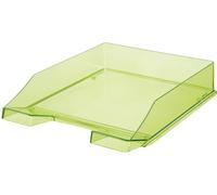 HAN 1026-X-27 KLASSIK Bac à courrier DIN A4, DIN C4 transparent, vert