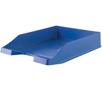 HAN 10278-16, corbeille à courrier écologique détentrice du certificat environnement: L'ANGE BLEU. 100% de matériaux recyclés, lot de 10 unités, bleu écoloqique.