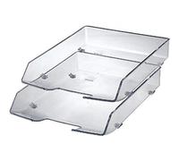 HAN 1028-23 Wave Corbeille à Courrier Cristal Transparent