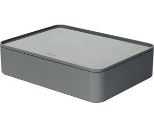 HAN 1110-19 SMART-ORGANIZER ALLISON Boîte à ustensiles avec bac intérieur et couvercle - dark grey/granite grey