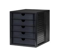 HAN 14508-13 SYSTEMBOX KARMA Module de classement 5 tiroirs Noir écologique