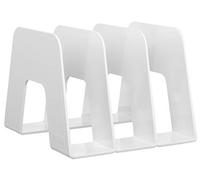 Porte-revues SORTER, A4, 3 compartiments, blanc