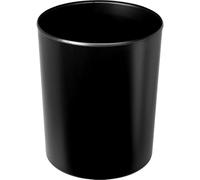 HAN 1814-S-13, corbeille à papier anti-feu, ignifuge, 13 litres. Avec insert en aluminium, difficilement inflammable, sûre, élégante, qualité premium, 13 litres, noir