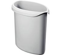 HAN 1815-F-11, insert à déchets, anti-feu, ignifuge, difficilement inflammable, sûr, tri parfait des déchets, qualité premium, volume de 2 litres, gris clair