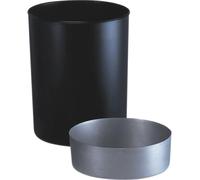 HAN 1818-S-13 Corbeille à papier de sécurité - 20 litres, difficilement inflammable, insert ALU, noir