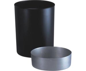 HAN 1818-S-13 Corbeille à papier de sécurité - 20 litres, difficilement inflammable, insert ALU, noir
