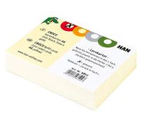 HAN 9812 Lot de 10 cartons de 100 fiches Croco imprimées en Couleur Jaune, A8 / 400 Stück