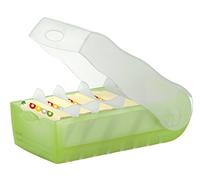 HAN Boîte à fiches CROCO 998-603 DIN A8 paysage vert translucide