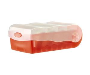 HAN 998-617 Fiches d'apprentissage CROCO simplement Vocabulaire apprendre les professionnel Box, génial, A8, translucide rouge