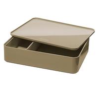 HAN Allison Smart ORGANIZER 1110-43 Boîte à ustensiles avec coque intérieure et couvercle/plateau de service, empilable, pour bureau, salle de bain, cuisine, pieds en caoutchouc protégeant les meubles