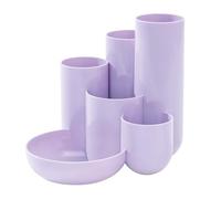HAN Campus 17480-887 Carquois de bureau avec 5 tubes et 1 bac pour petites pièces, violet pastel