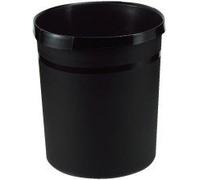 'HAN Corbeille à papier Grip Karma - 18 litres, rond, 100% Matériau recy L-KO Noir