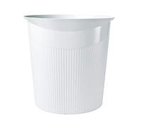 HAN Corbeille à Papier Loop, 13 L, Design Moderne, Rond, Blanc