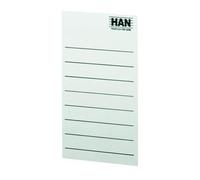 Han Etiquette Pour Porte-Revues 65 X 104 Mm Blanc 1 Feuille A4 De 8