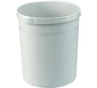 HAN Corbeille à papier GRIP HA-18190-11 18 litres poignée 2 bords agrafeurs gris clair