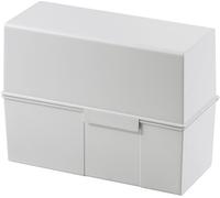 HAN HAN 22,8 x 17,1 x 10,2 cm (B x H x T) 975-11 Boîte à fiches gris clair nombre maximum de cartes: 500 cartes A5 horizontal