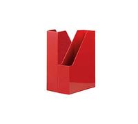 HAN i-Line 16501-17 Lot de 2 porte-revues élégants et modernes haut de gamme pour cahiers, magazines et dossiers jusqu'au format A4/C4 Rouge