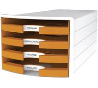Module de rangement IMPULS 2.0, 4 tiroirs ouverts, blanc