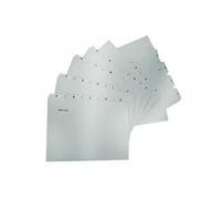 Index alphabétique A-Z, PP, A4 paysage, 25 onglets, gris