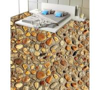 HAN MAN XIU Stickers muraux 3D auto-adhésifs pour carrelage motif galets simple et classique adaptés à la décoration de chambres et de salles de bains