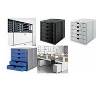 HAN Module de classement SYSTEM BOX KARMA, 5 tiroirs, gris/ G