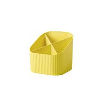 HAN Mutlipot Re-X-LOOP - dites oui au 100% recy esign moderne et jeune, pour toutes les petites fournitures de bureau, jaune, 17238-915