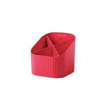 HAN Mutlipot Re-X-LOOP - dites oui au 100% recy esign moderne et jeune, pour toutes les petites fournitures de bureau, rouge, 17238-917