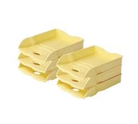 6x HAN 10298-815 HAN Briefablage Re-LOOP pastellgelb