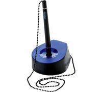 HAN Support pour stylo-bille Salsa 1770-34 – polystyrène, chaîne, 59 x 150 mm – noir/bleu