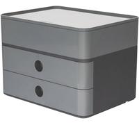 HAN SMART-BOX PLUS ALLISON 1100-19 Caisson à tiroirs noir, gris, blanc Nombre de tiroirs: 2