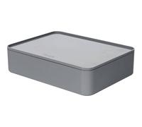 HAN SMART-ORGANIZER ALLISON - organiseur pratique avec plateau intérieur et couvercle, gris, 1110-19