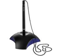 HAN Porte-stylo à bille DELTA plastique noir/bleu