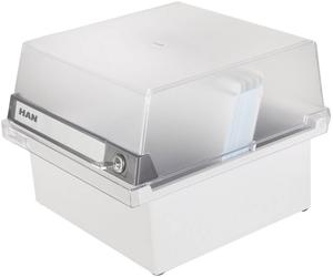 HAN SPECIAL EDITION 965-S-631 Fichier gris clair nombre maximum de cartes: 800 cartes A5 horizontal avec serrure