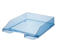HAN STANDARD C4 Taille empilable Corbeille à courrier - Bleu Transparent