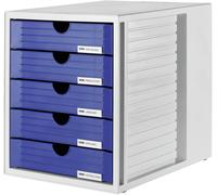 HAN Systembox 1450-14 Caisson à tiroirs gris clair DIN A4, DIN C4 Nombre de tiroirs: 5
