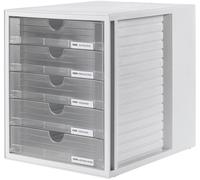HAN Systembox 1450-63 Caisson à tiroirs gris DIN A4, DIN C4 Nombre de tiroirs: 5