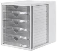HAN Systembox 1450-63 Caisson à tiroirs gris DIN A4, DIN C4 Nombre de tiroirs: 5
