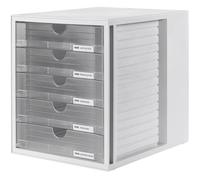 HAN Systembox 1450-63 Caisson à tiroirs gris DIN A4, DIN C4 Nombre de tiroirs: 5