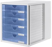 HAN Systembox 1450-64 Caisson à tiroirs gris DIN A4 Nombre de tiroirs: 5