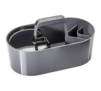 HAN Boîte d'organisation TOOLBOX LOFT – 4 compartiments, bac amovible, poignée – Gris granite