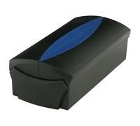 Boîte pour cartes de visite VIP-SET, noir/bleu