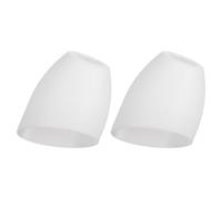 HANABASS Abat-jour en Plastique Design Simple et Élégant de Fer à Cheval Robuste et Facile à Installer Blanc 2 Pièces pour Lampe de Table et Lampadaire