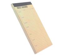 HANABASS Agenda Planificateur Journalier Non Daté pour Réunions et École Papier 50 Feuilles Gestion