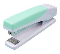 HANABASS Agrafeuse pour Bureau Grosse Capacité Couleur Vert Matériau Caoutchouc et Métal, Design Ergonomique pour Maison et Bureau, Confortable et Pratique