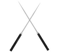 HANABASS Baguettes à Sushi Japonaises Faciles à Nettoyer en Acier Inoxydable Noir Design Élégant 1 Paire Réutilisable pour Usage Domestique et Restaurant