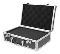 HANABASS Boîte à Outils Vide en Alliage d'aluminium Noir, Valise Rangement Outils, boîte à Outils Portable, Coffre-Fort à Verrouillage sécurisé pour électricien
