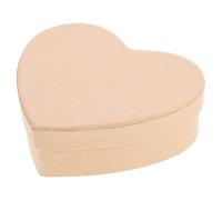 HANABASS Boîte de Cœur pour Bijoux et Bonbons Couvercle 10,5X8,5X3,5 CM Coffret d'Emballage pour Fête de Saint-Valentin et Mariage